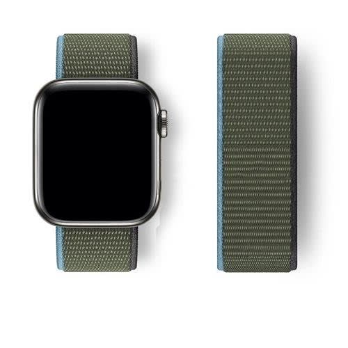 Nylon Strap For Apple Watch All Series - 45mm - 44mm - 42mm -Green