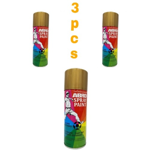 Spray Paint Gold Colour - 3pieces