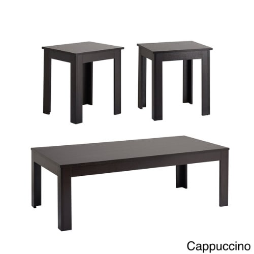 Artemie Modern 3-Piece Coffee and End Table Set