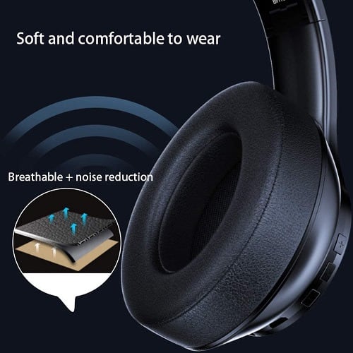Foldable Wireless Bluetooth Headphone With Wired Function