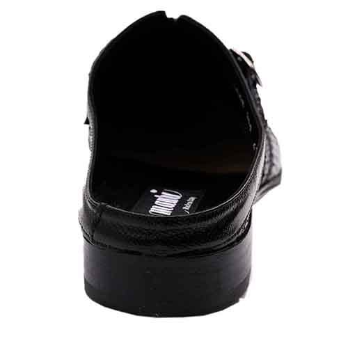 Mauri Python And Karung Snake Skin Half Shoe