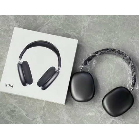P9 Wireless Bluetooth Stereo Overear Foldable Headset - Black
