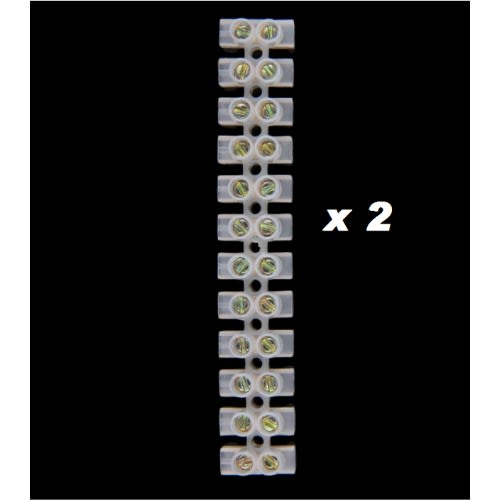 Barrier Screw Terminal Wire Connector 15a 12-position
