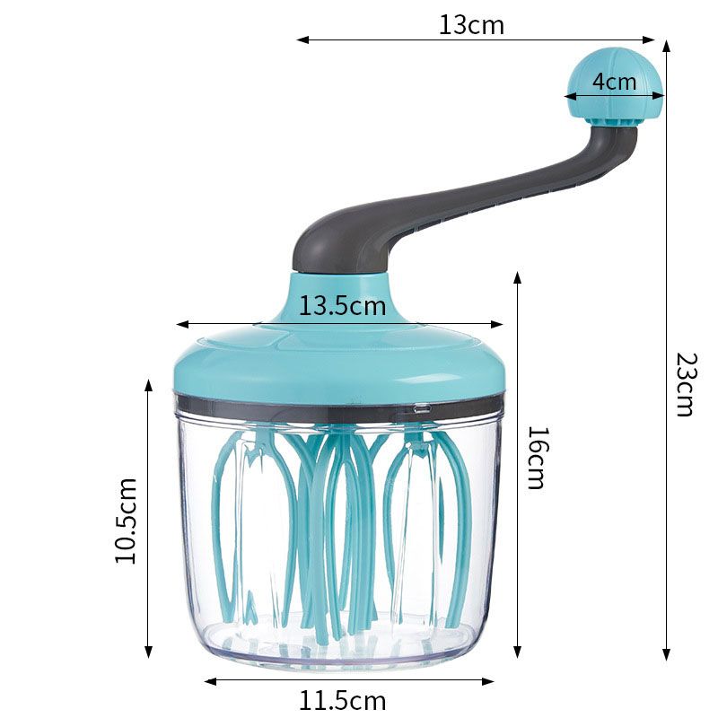 Silicone Semi-Automatic Egg Beater Cake Tool Whisk Manual