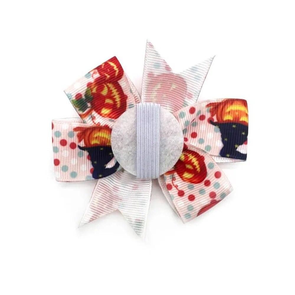 50PCS Removable Bows Collar for Dogs Halloween Small Dog Cat Bowties Collar Accessories for Dog Pet Grooming Accessories