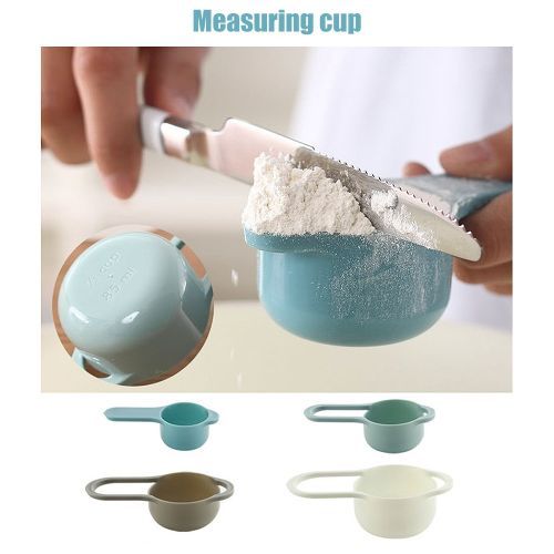 8Pcs/Set Mixing Bowls BPA Free Nesting Stackable Bowls Set Including Measuring Cups