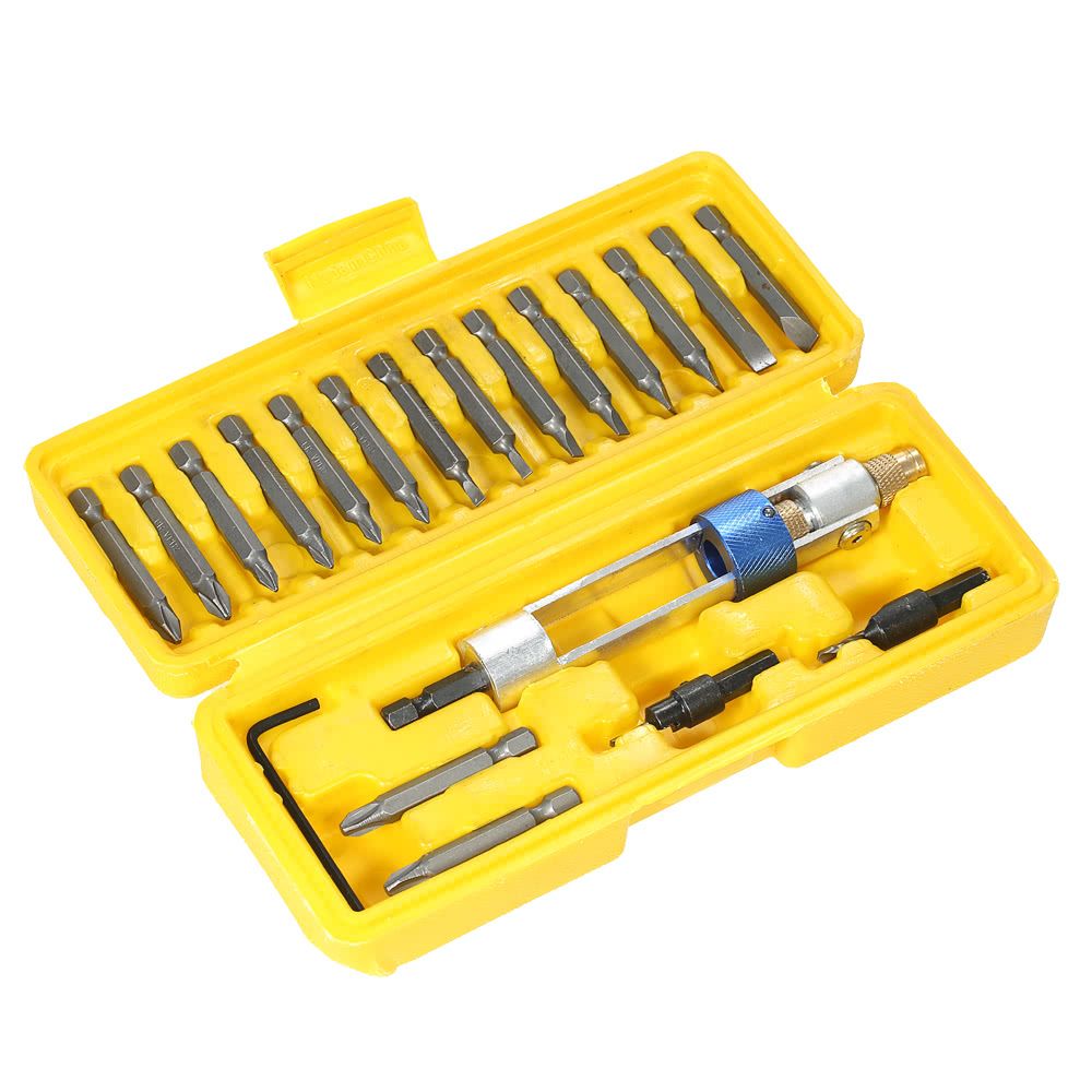20Pcs Drill Bits High Speed Steel Double Use Hand Tools Set