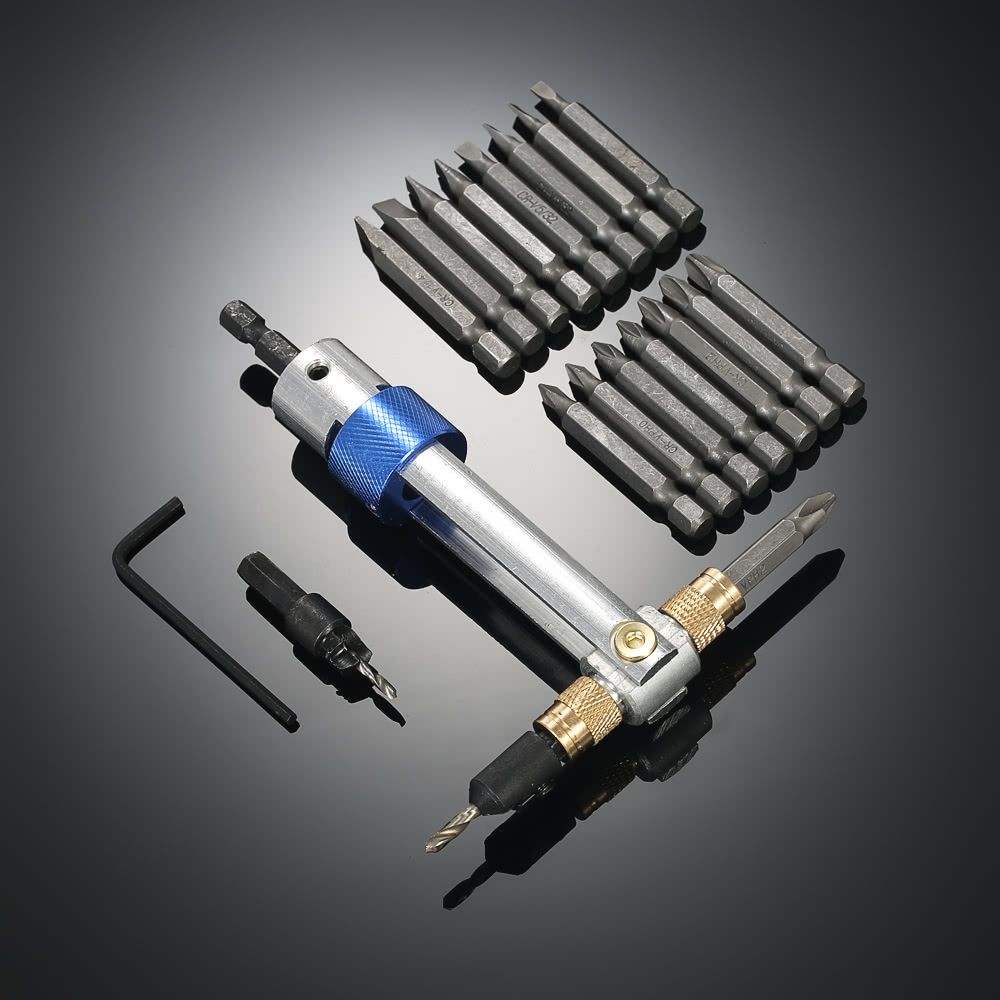 20Pcs Drill Bits High Speed Steel Double Use Hand Tools Set