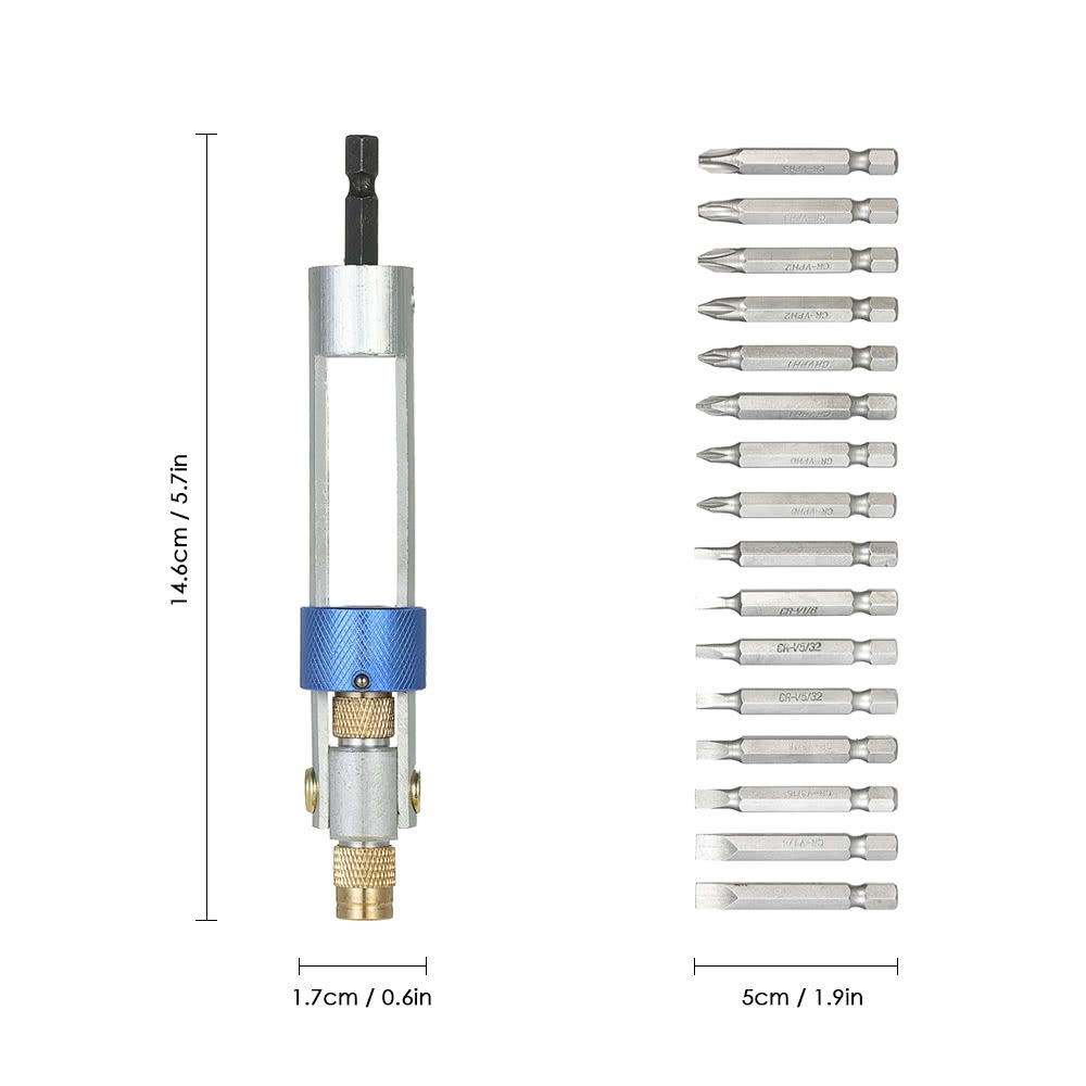 20Pcs Drill Bits High Speed Steel Double Use Hand Tools Set