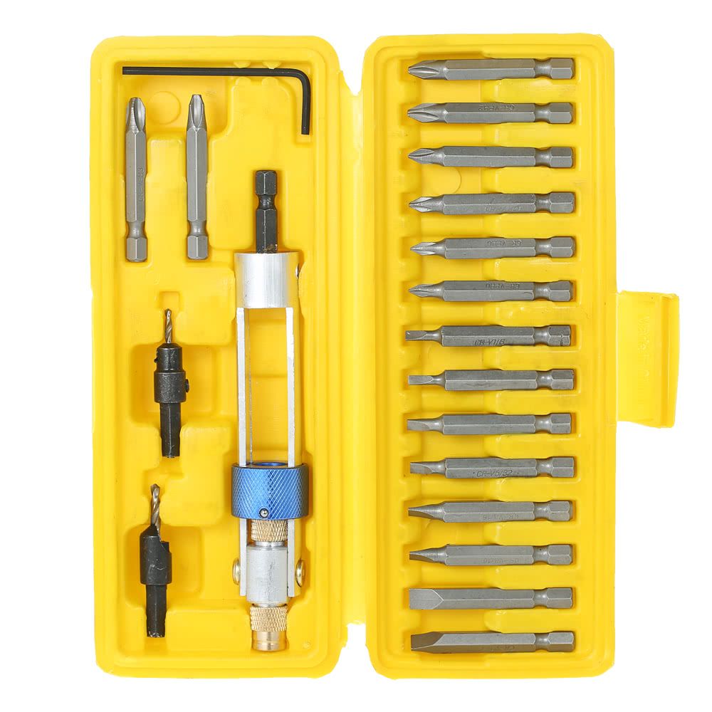 20Pcs Drill Bits High Speed Steel Double Use Hand Tools Set