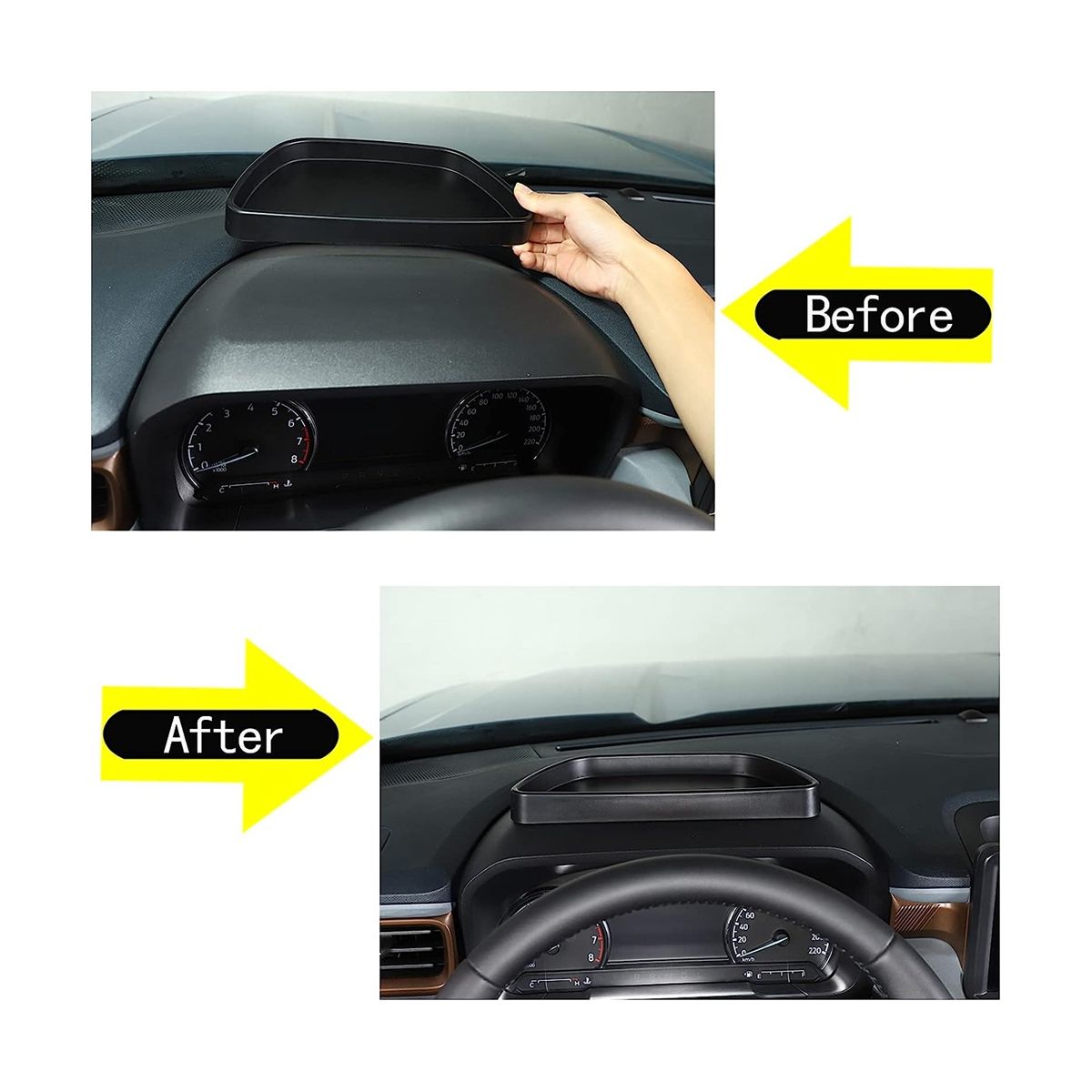 Car Dashboard Storage Box for Ford Maverick 2022 2023 Center Console Dash Tray Storage Box Holder Organizer Accessories