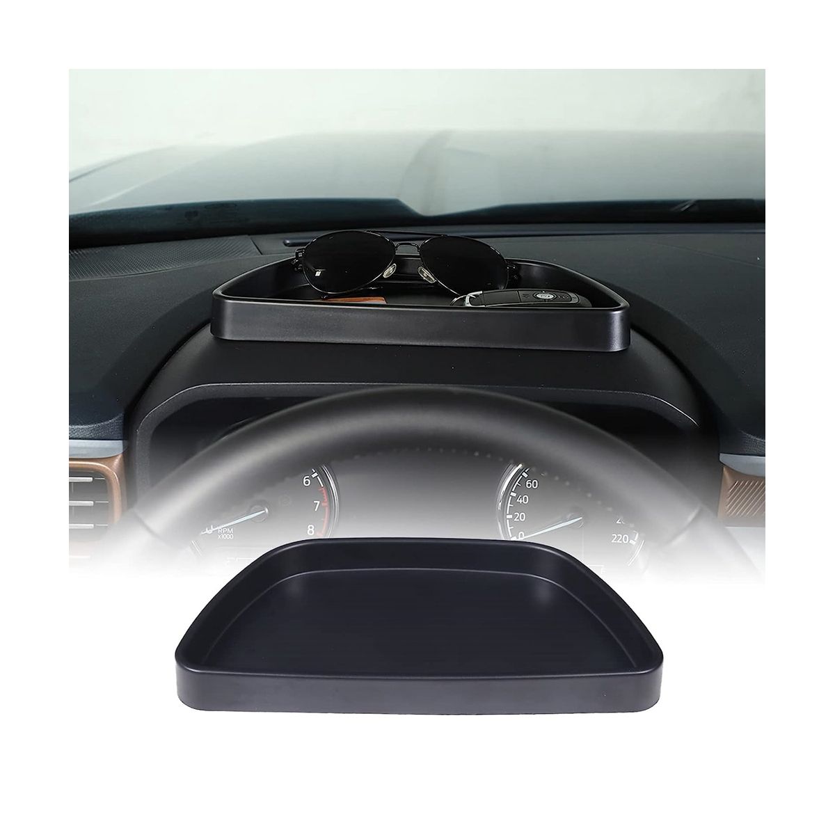 Car Dashboard Storage Box for Ford Maverick 2022 2023 Center Console Dash Tray Storage Box Holder Organizer Accessories