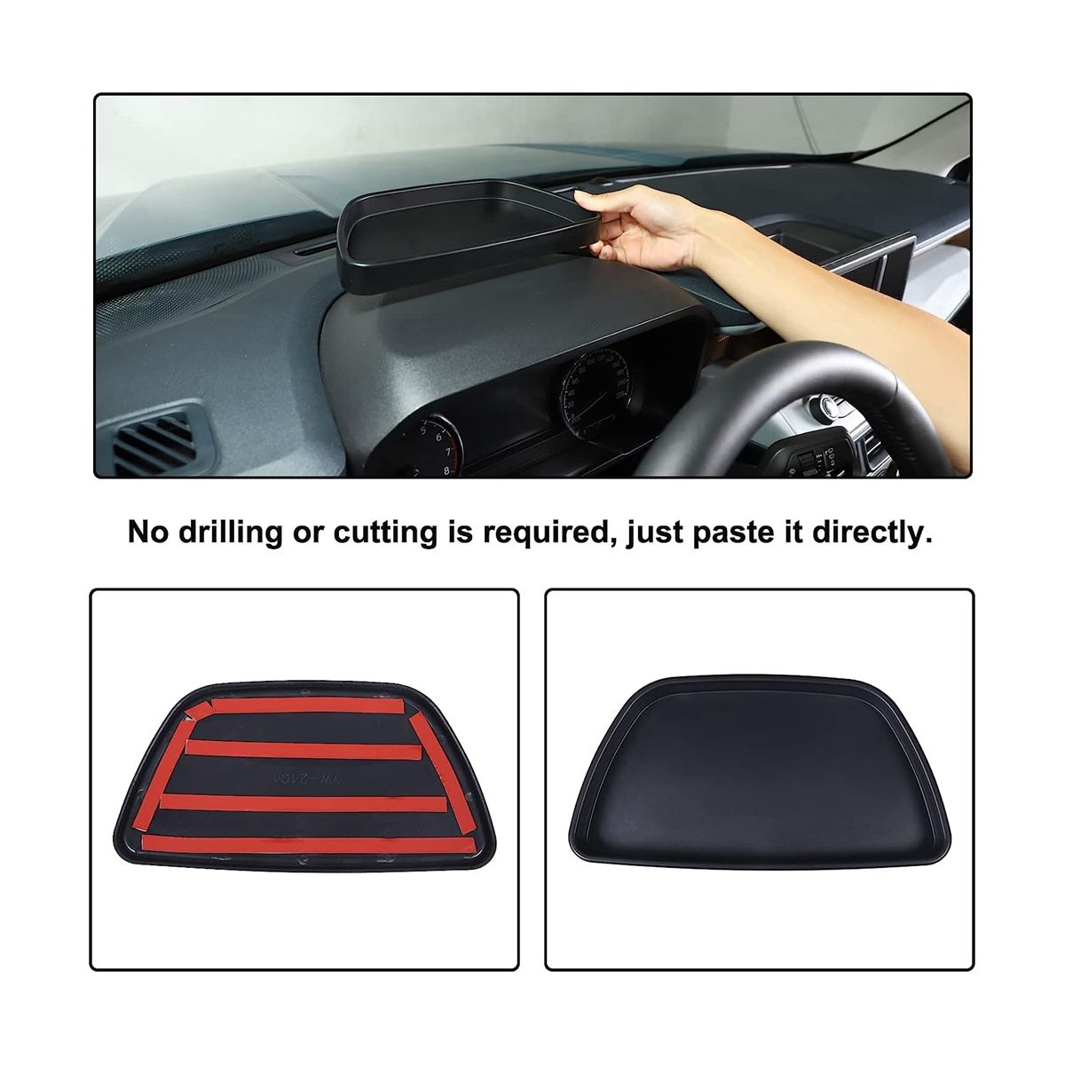 Car Dashboard Storage Box for Ford Maverick 2022 2023 Center Console Dash Tray Storage Box Holder Organizer Accessories