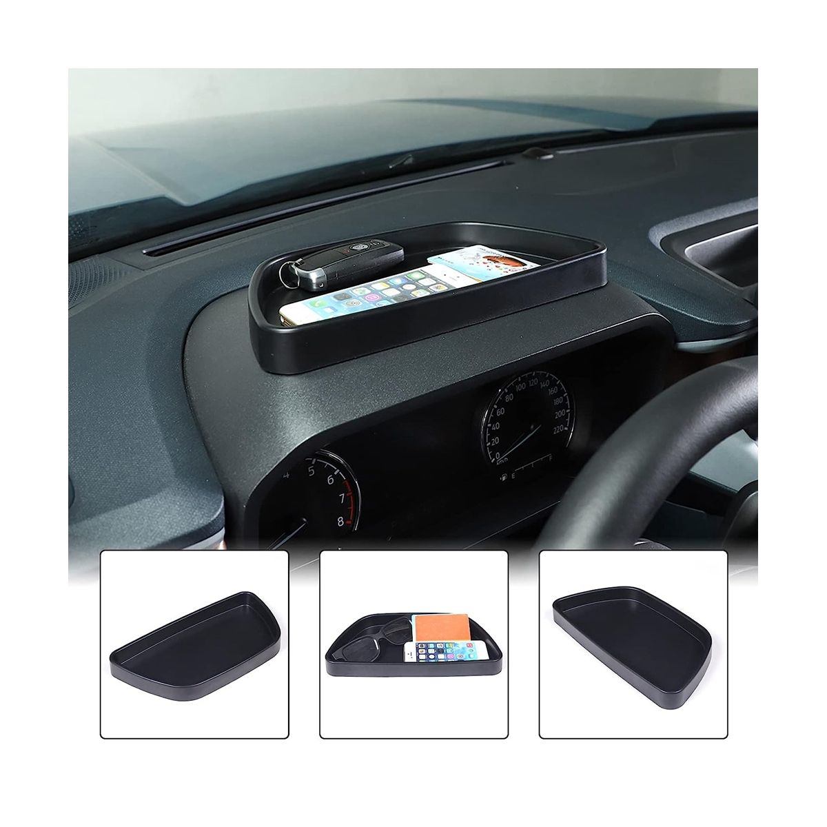 Car Dashboard Storage Box for Ford Maverick 2022 2023 Center Console Dash Tray Storage Box Holder Organizer Accessories