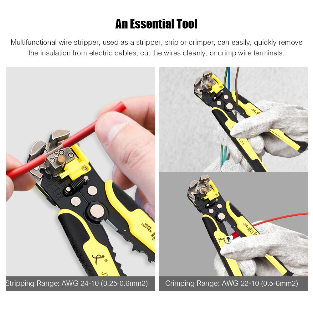 Wiring Tool Kit Includes 24-10 AWG Multifunctional Wire