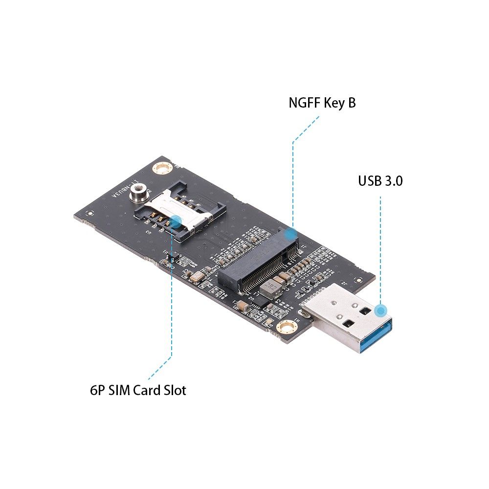 NGFF M.2 Key B To USB 3.0 Adapter Converter Card Board