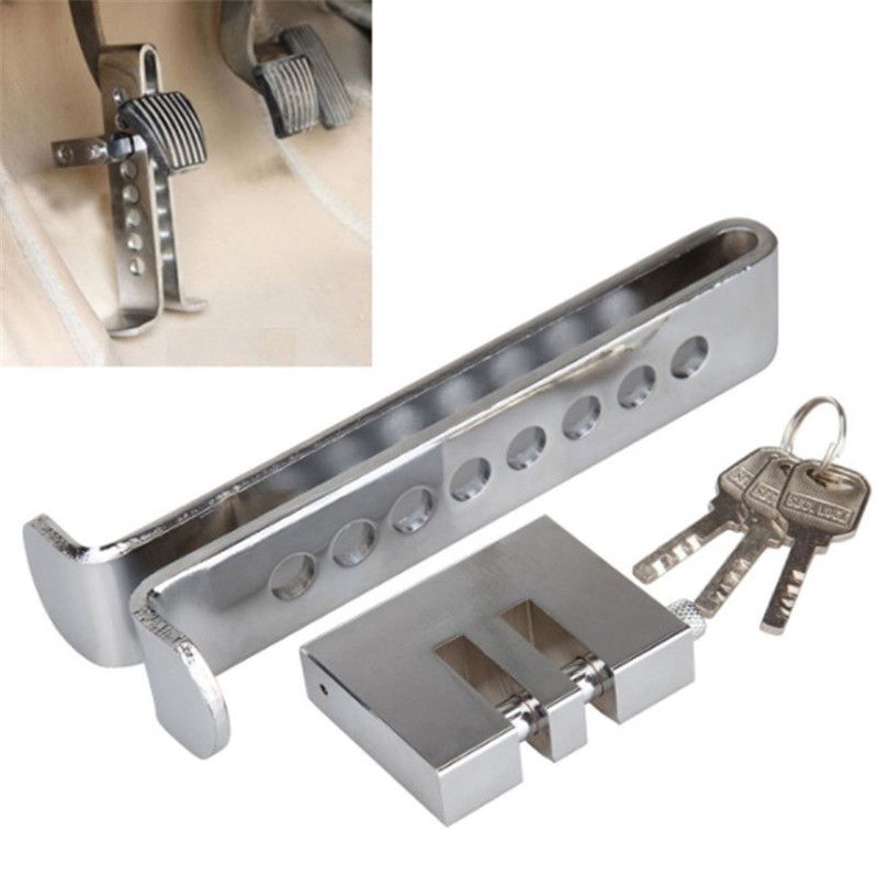 Lock Truck Car Pedal Lock Cars Alloy Brake Auto Accelerator Clutch Anti-Theft Universal Pedal Throttle Security For Steel