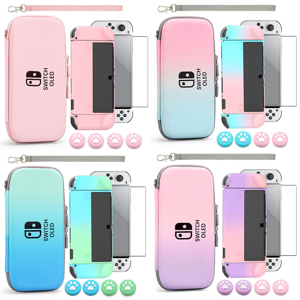 Case Kit For Nintendo Switch Oled Carrying Travel Bag  For NS Oled Game Console Protection & Screen Protector Accessories