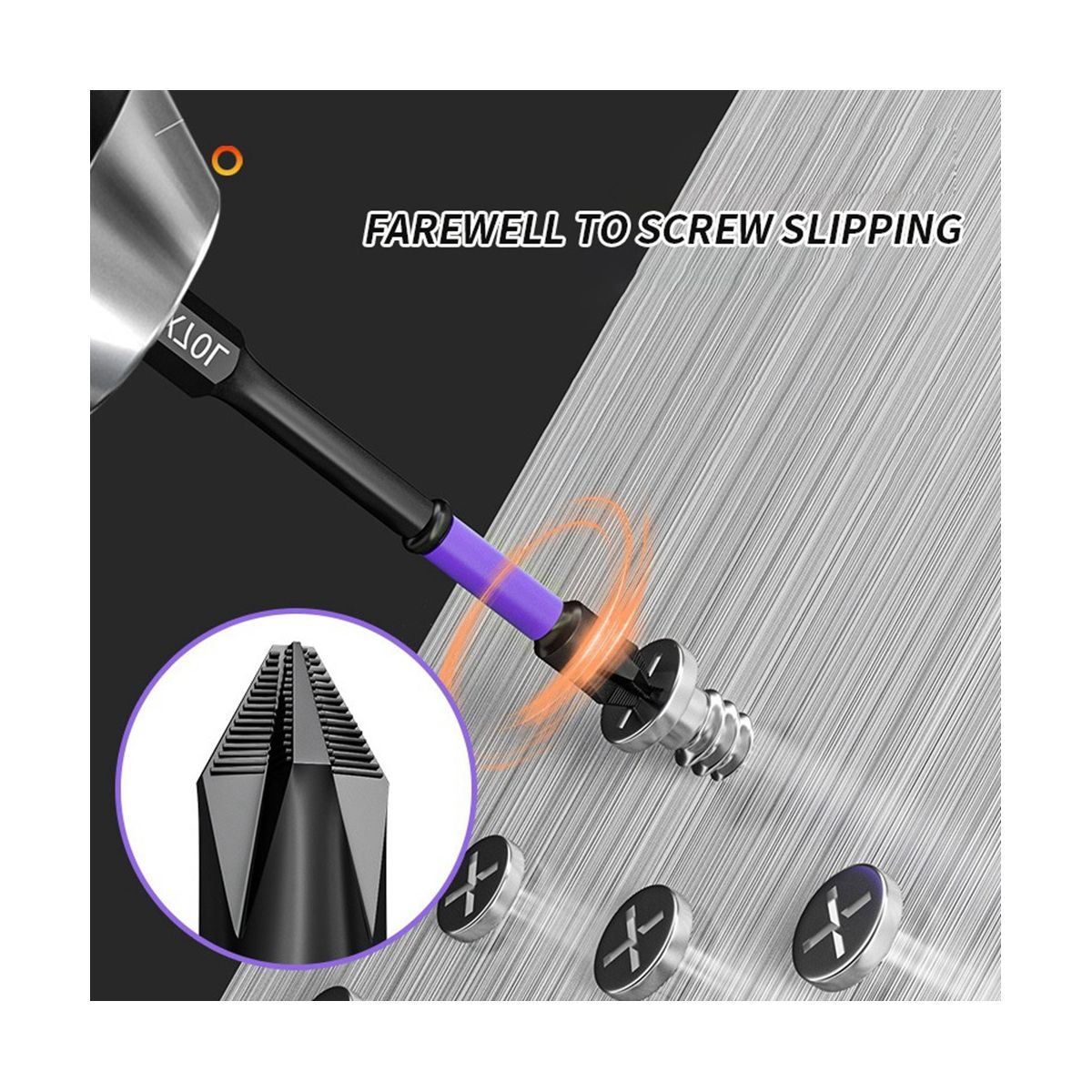 PH2 Magnetic Batch Head Crosses Screwdriver Impact Drill Bit Screw 70mm Non- Electric Screwdriver Power Tools