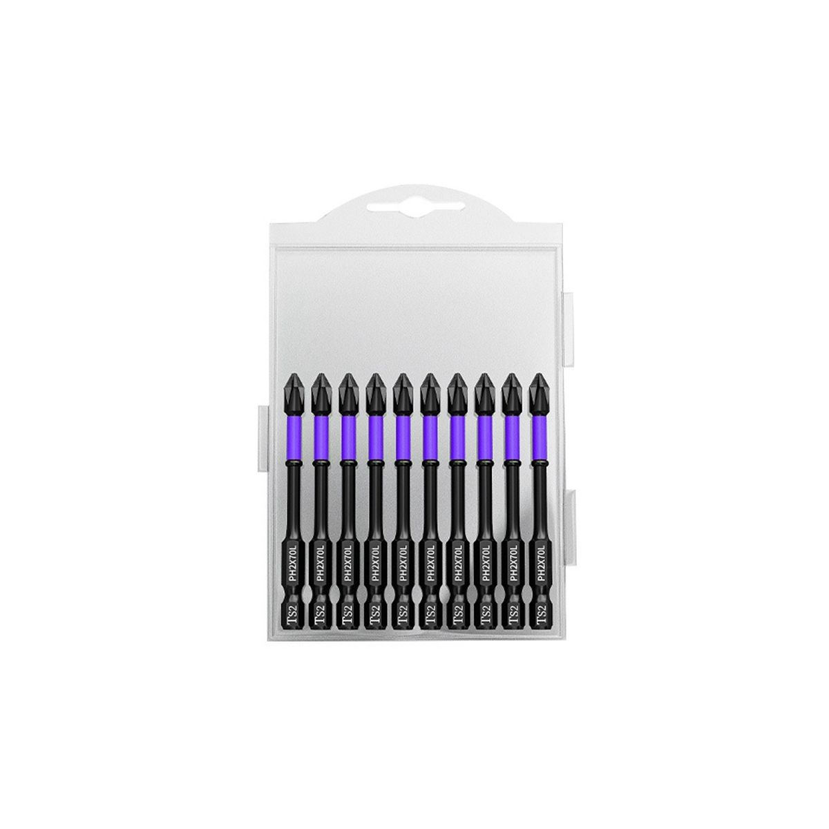 PH2 Magnetic Batch Head Crosses Screwdriver Impact Drill Bit Screw 70mm Non- Electric Screwdriver Power Tools