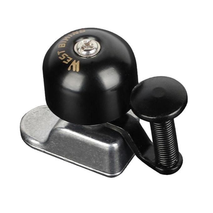 Bycicle Ring Bell Metal Mountain Bike Sound Loud Horn Fits Most Black