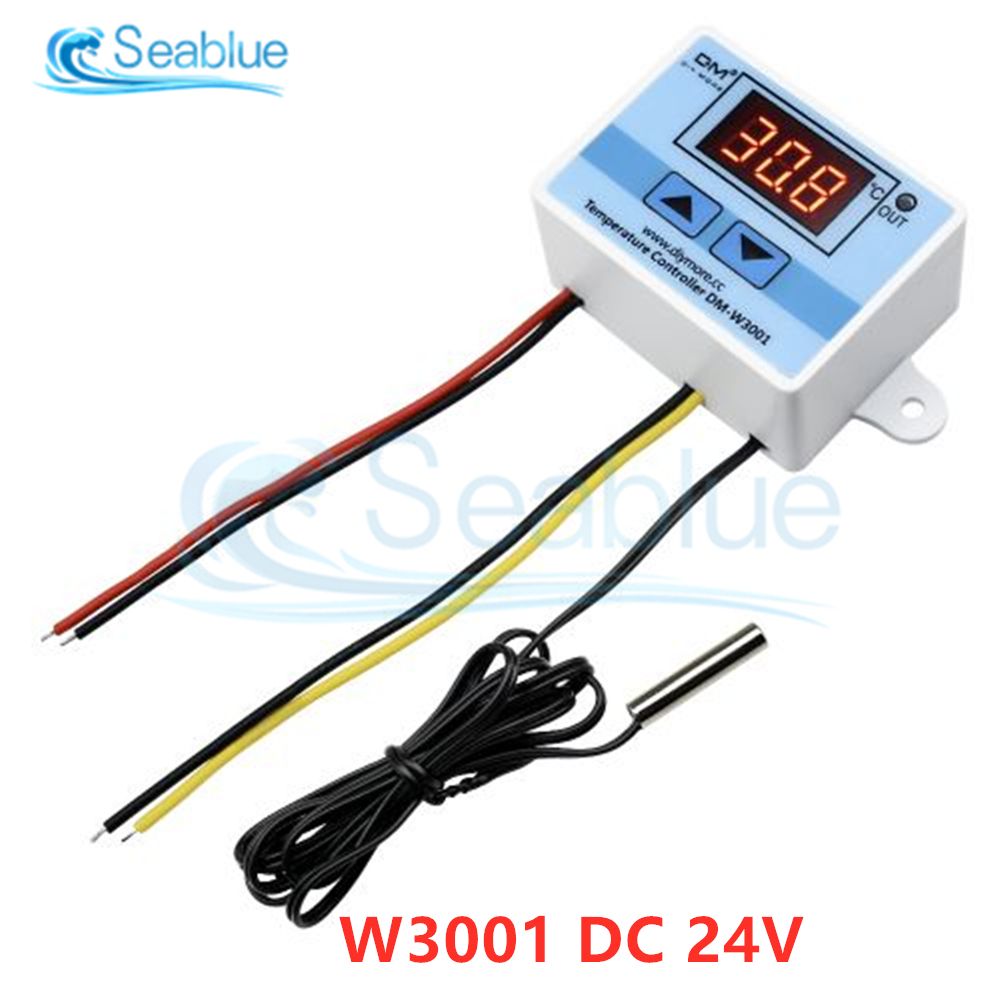 W3001 110V 220V 12V 24V Digital Temperature Controller Thermostat Thermoregulator Aquarium Incubator Water Heater Temp Regulator