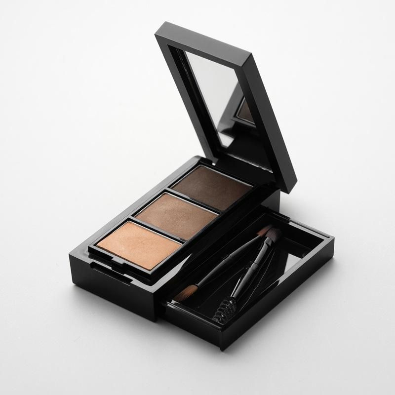 UNNY CLUB Unny Brow Powder Kit 3-Color Eye Shadow Repair Three-in-One Female Beginner Foundation Brow Cream Official Flagship Store