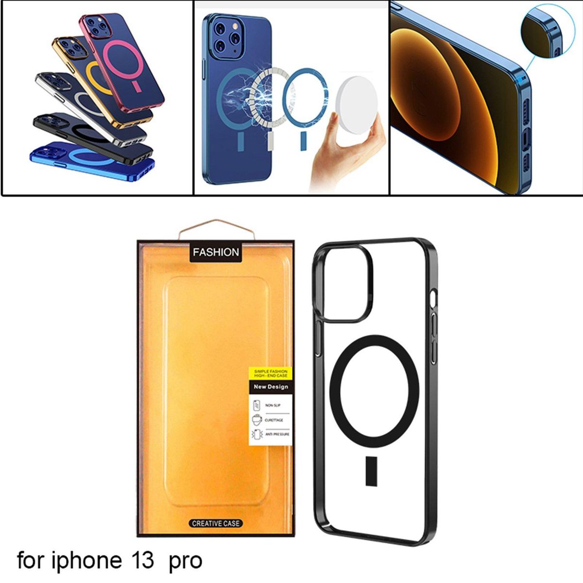 Phone Case Lightweight Thin Scratch Resistant Clear  Pro
