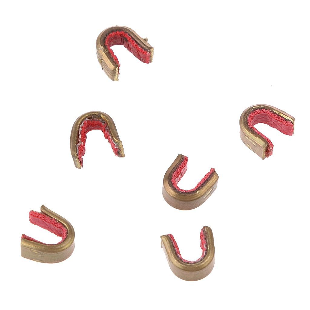 8x Sturdy 6 Pieces Bowstring  Sets Nocking Points