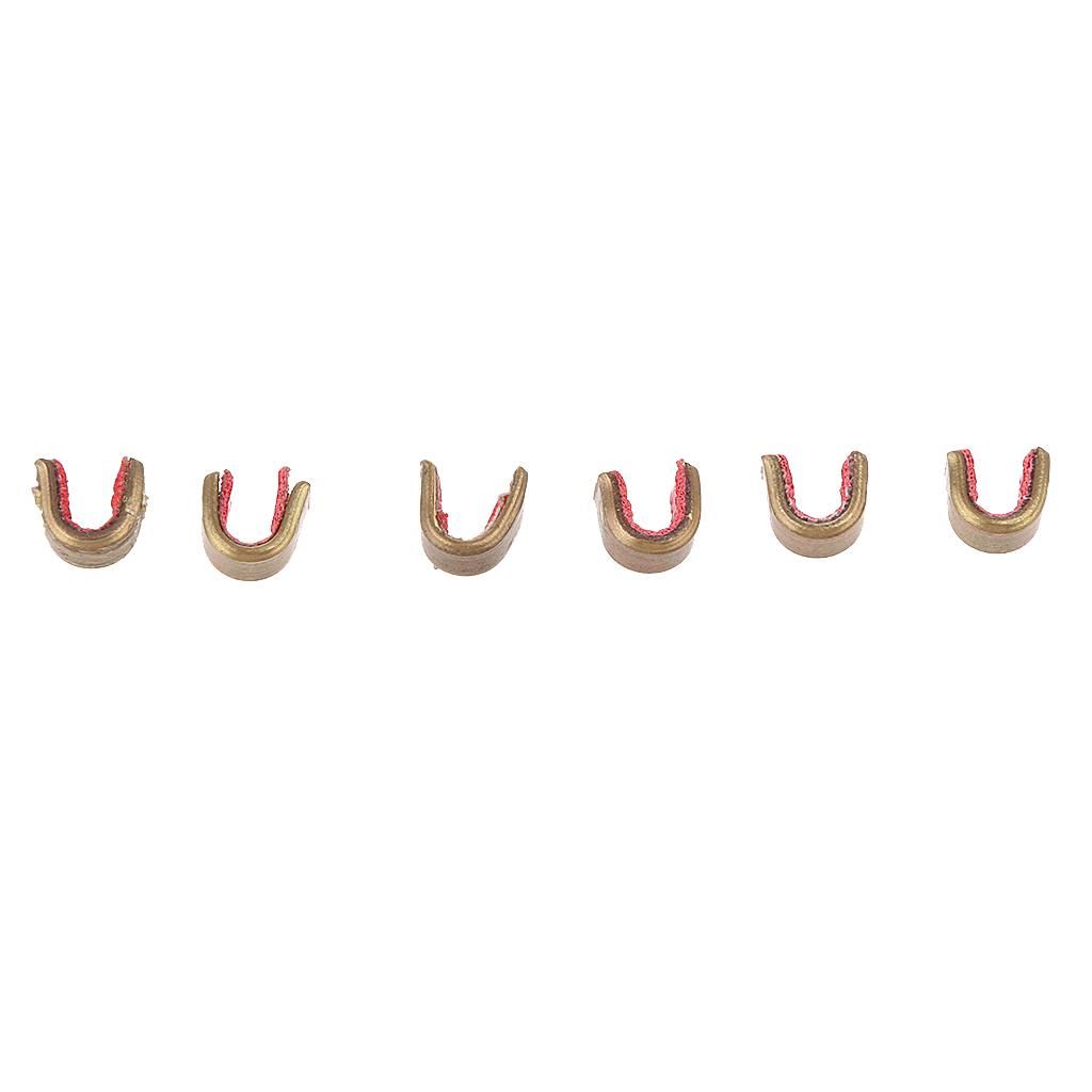 8x Sturdy 6 Pieces Bowstring  Sets Nocking Points