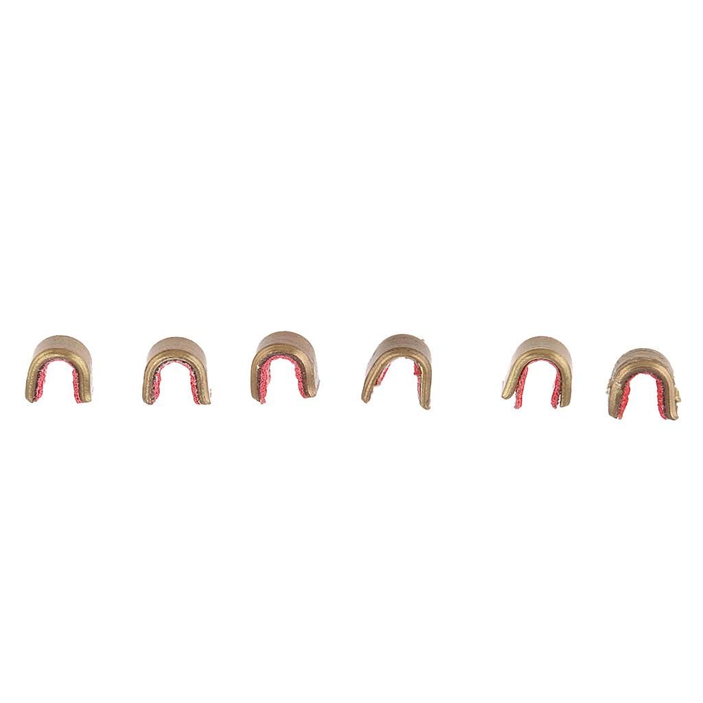 8x Sturdy 6 Pieces Bowstring  Sets Nocking Points