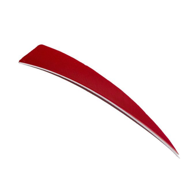 10 Pieces Arrow Fletching Arrow Feathers Fletches  Cut Hunting 5 Red