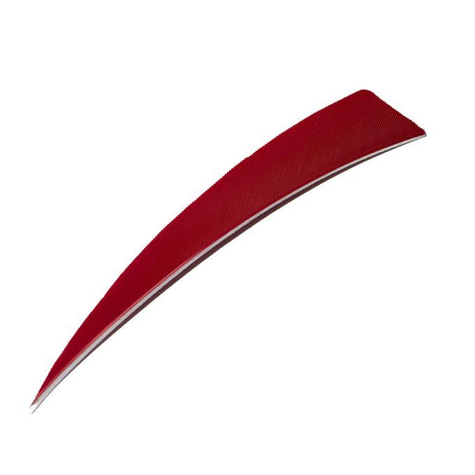 10 Pieces Arrow Fletching Arrow Feathers Fletches  Cut Hunting 5 Red