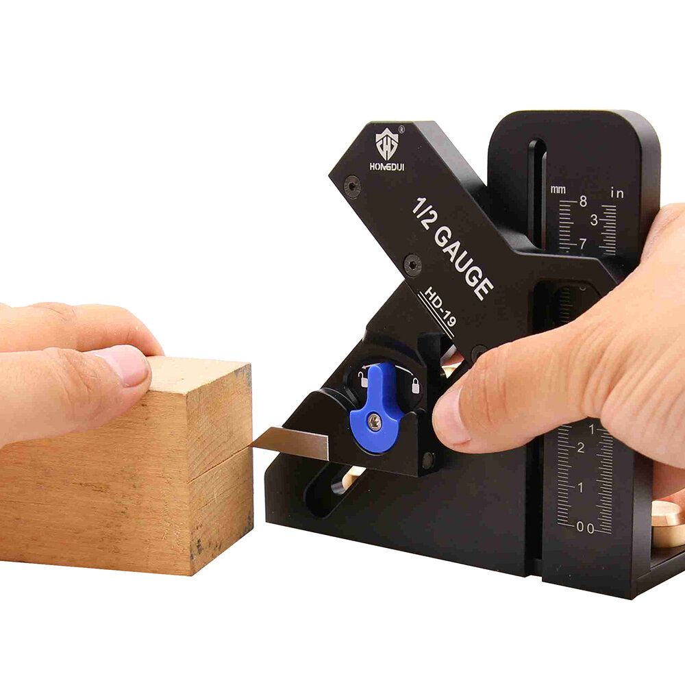 HONGDUI Woodworking Easy 1/2 Gauge 1/2 Finder Marking
