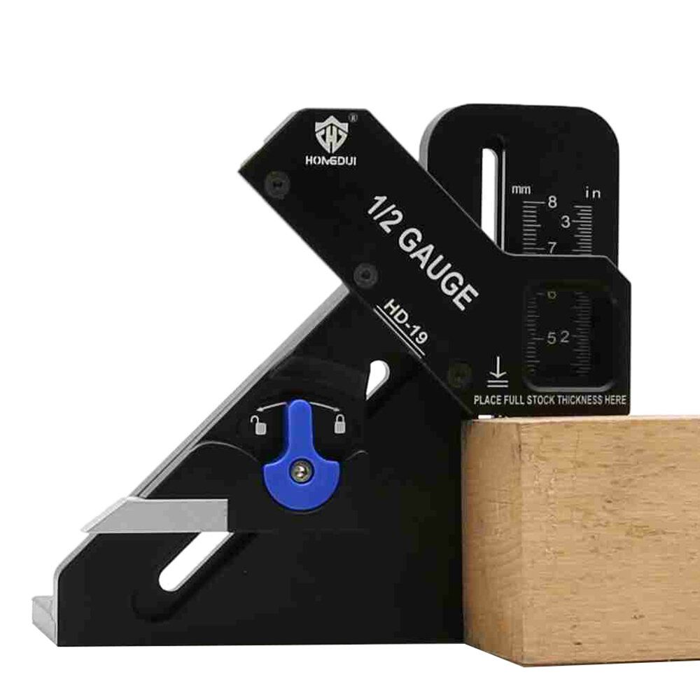 HONGDUI Woodworking Easy 1/2 Gauge 1/2 Finder Marking