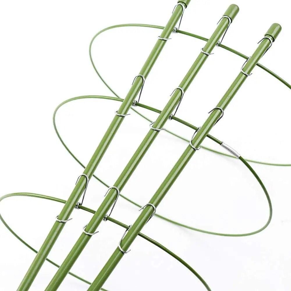 Hot Sale Climbing Plants Support, Garden Trellis Flowers Tomato Cages Stand Set Of 3 Pack