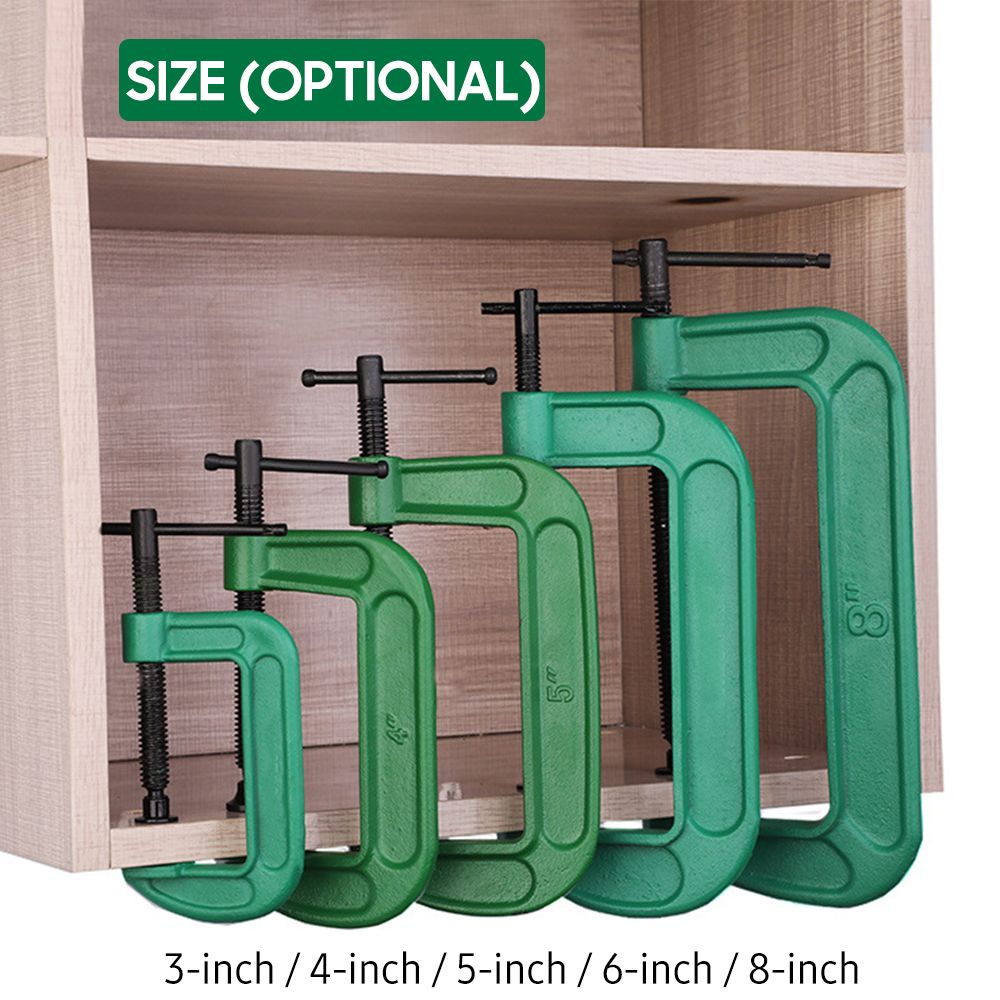 5-inch G Clamp C-Clamp Heavy Duty Cast Steel Fixation Clamp