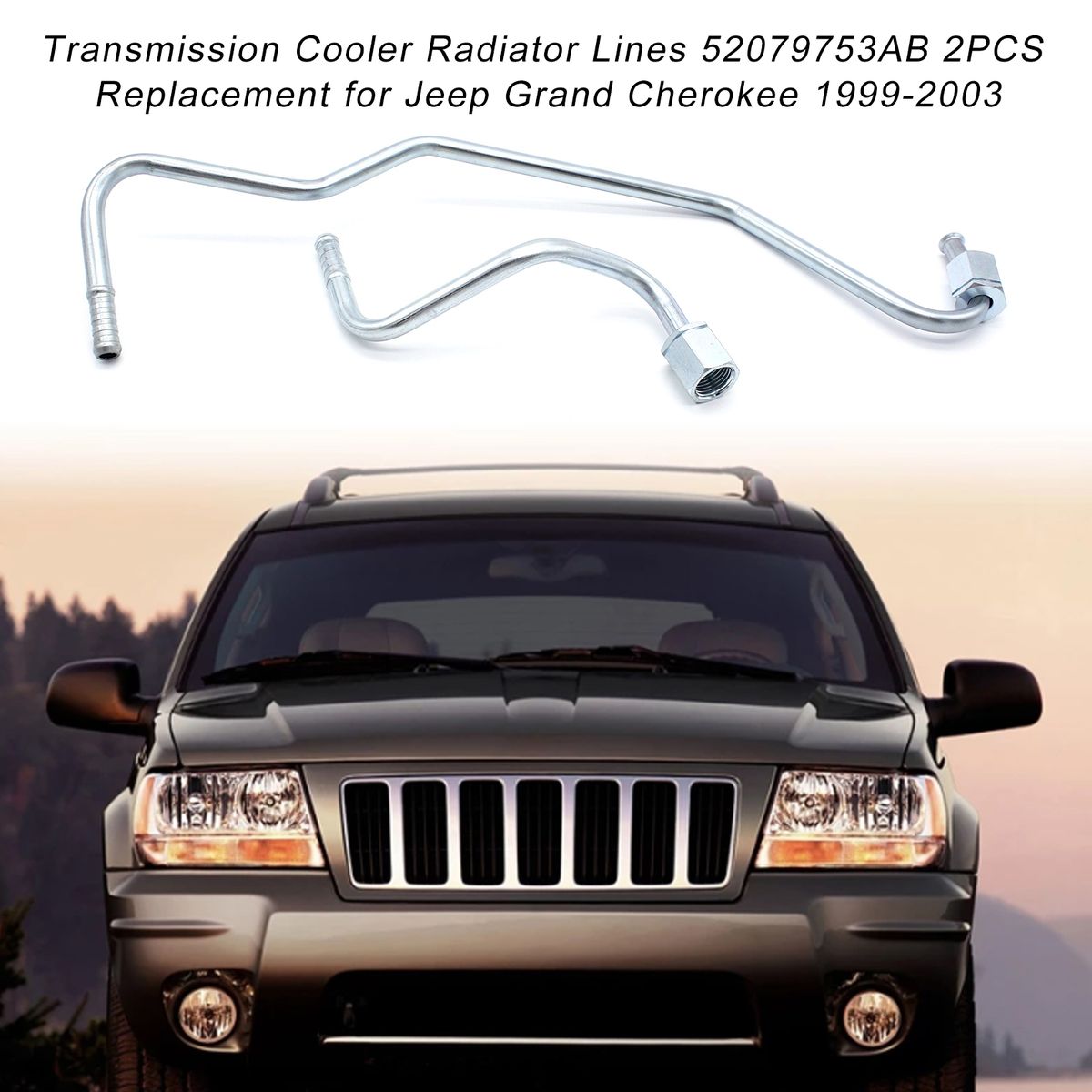 Transmission Cooler Radiator Lines 52079753AB 2PCS