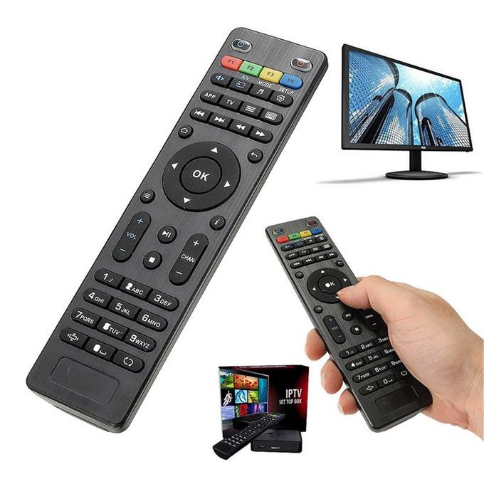 1 Pie E Universal Remote  Ontrol For MAG254 MAG2   ABS Plasti  Repla Ement TV Box Remote  Ontrol  For Set Top Box-Black