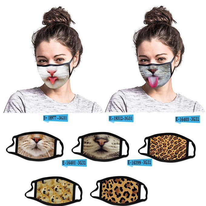 3D Printing Edging Dustproof Ear-mounted   Person Ty Spoof Breathable   Fog-Proof  S  Otton-164401