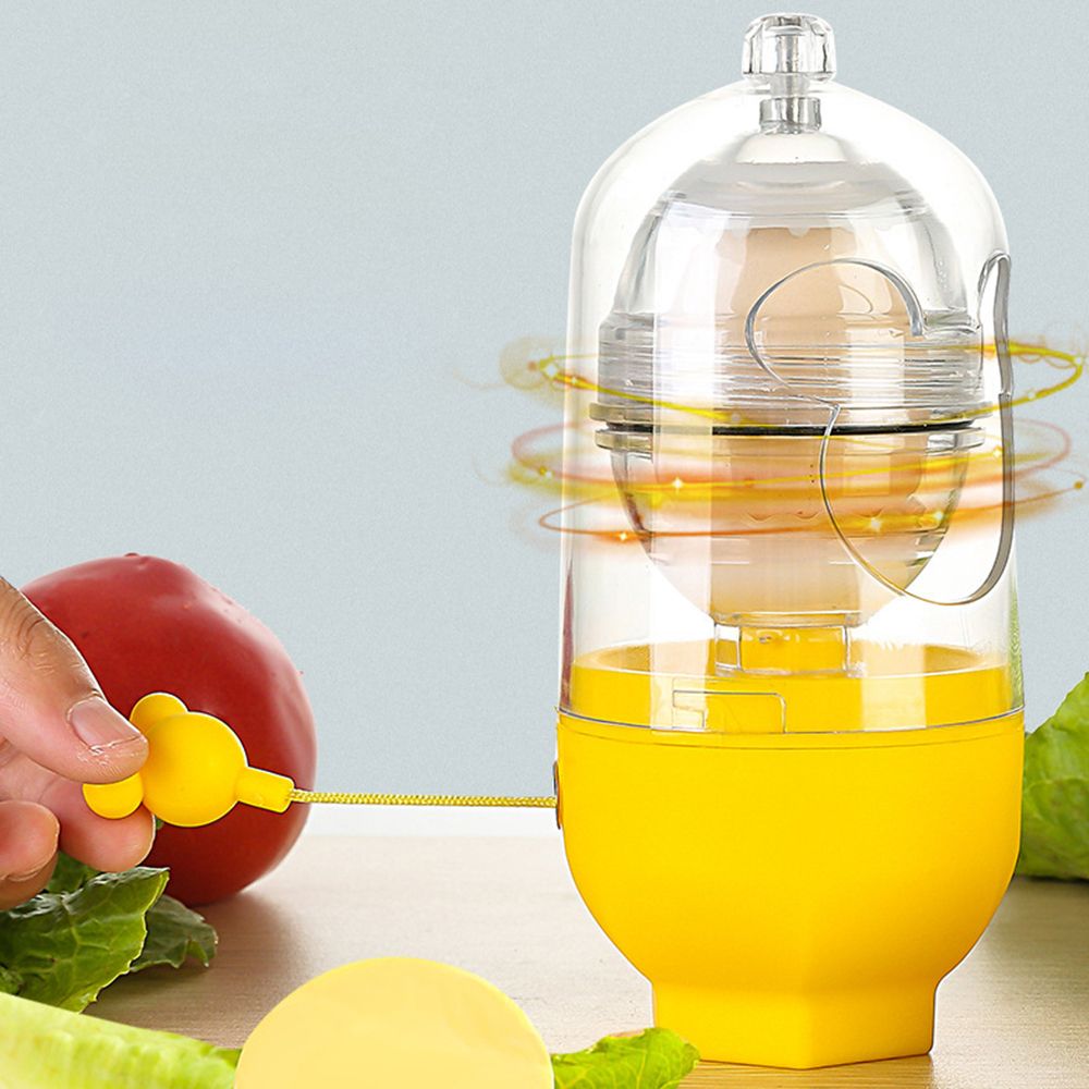E Scrambler Shaker Whisk Hand Powered Golden Creative Eg G Maker Mixer Cooking Utensil Accessoires Kitchen Tools JU0261