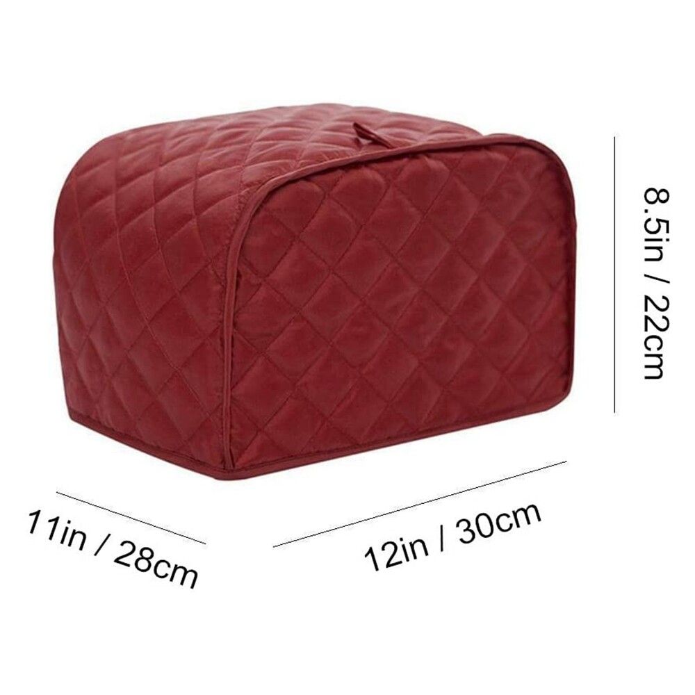 4-Pack Polyester Cloth Dustproof And Waterproof Bread Machine Cover Kitchen Cotton Cloth Dustproof Bread Maker Machine Toaster Cover-up Case Shade Hood Cover Protector White