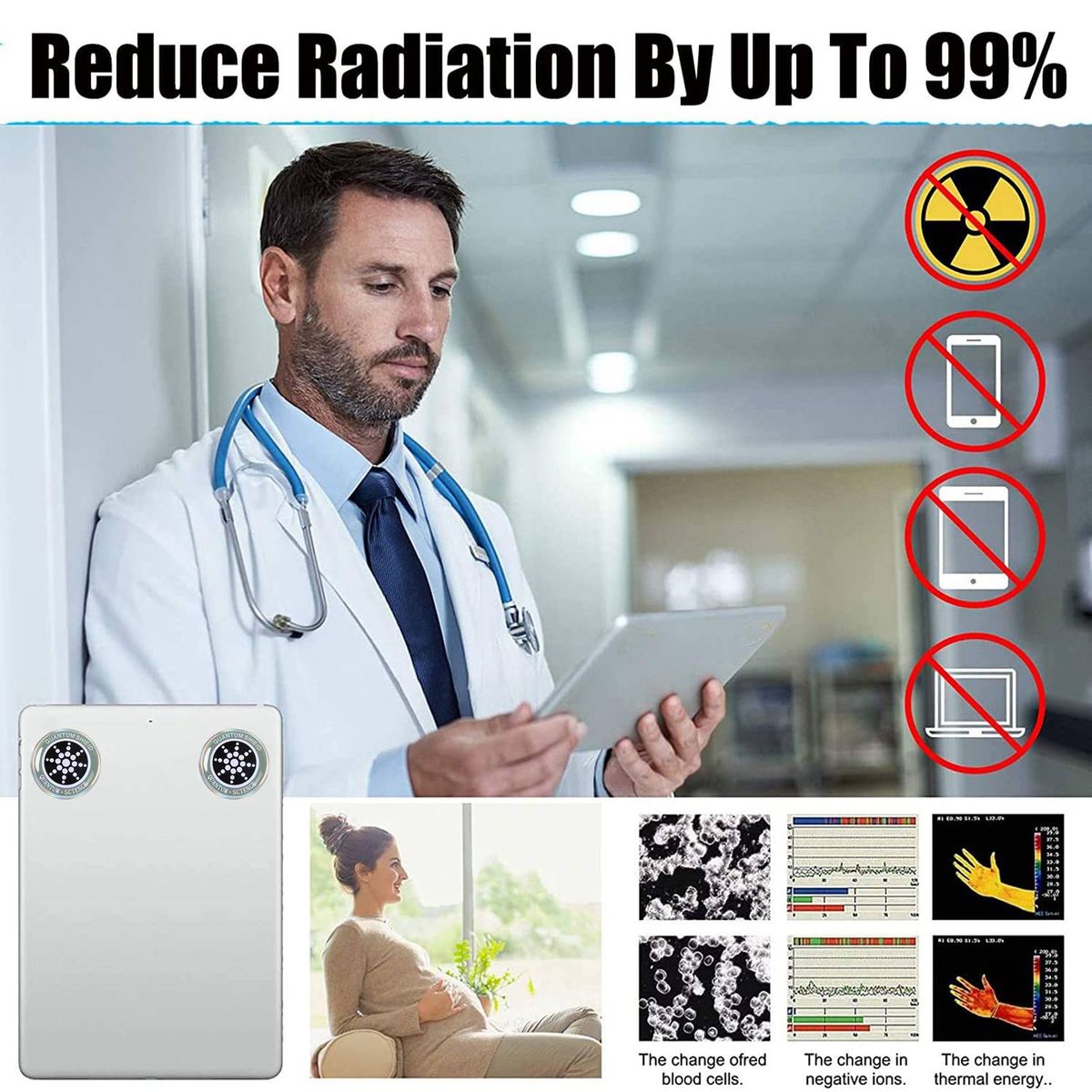 10PCS EMF Protection Sticker Anti Radiation Cell Phone