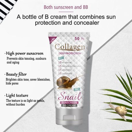 Collagen Deep Protection Snail Sunscreen SPF50 BBCream 50ml
