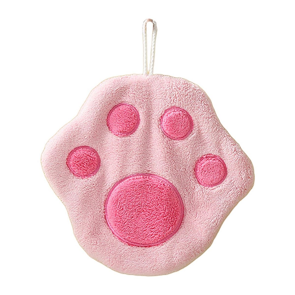 Hand Towel Bathroom Kitchen Thickened Hand Cleaning Wiping Cloth Pink
