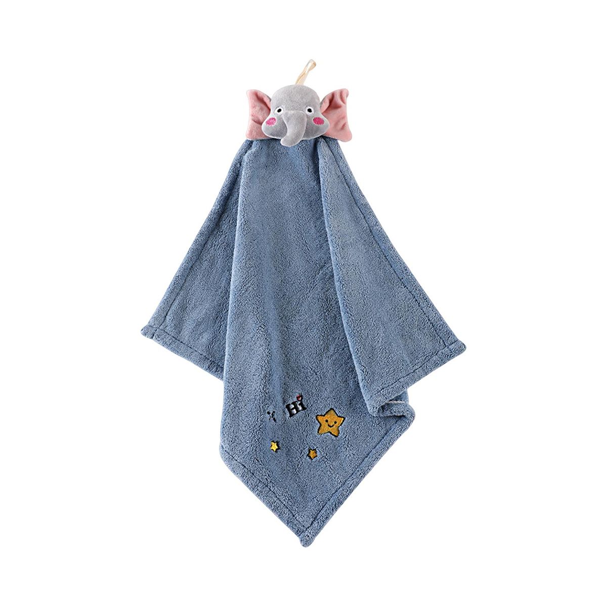 Hanging Hand Towel Hanging Handkerchief Towel Bathroom Supplies Blue