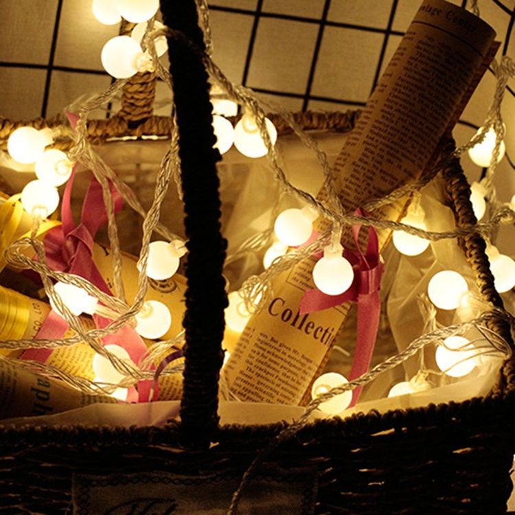 LED Waterproof Ball Light String Indoor & Outdoor Decoration