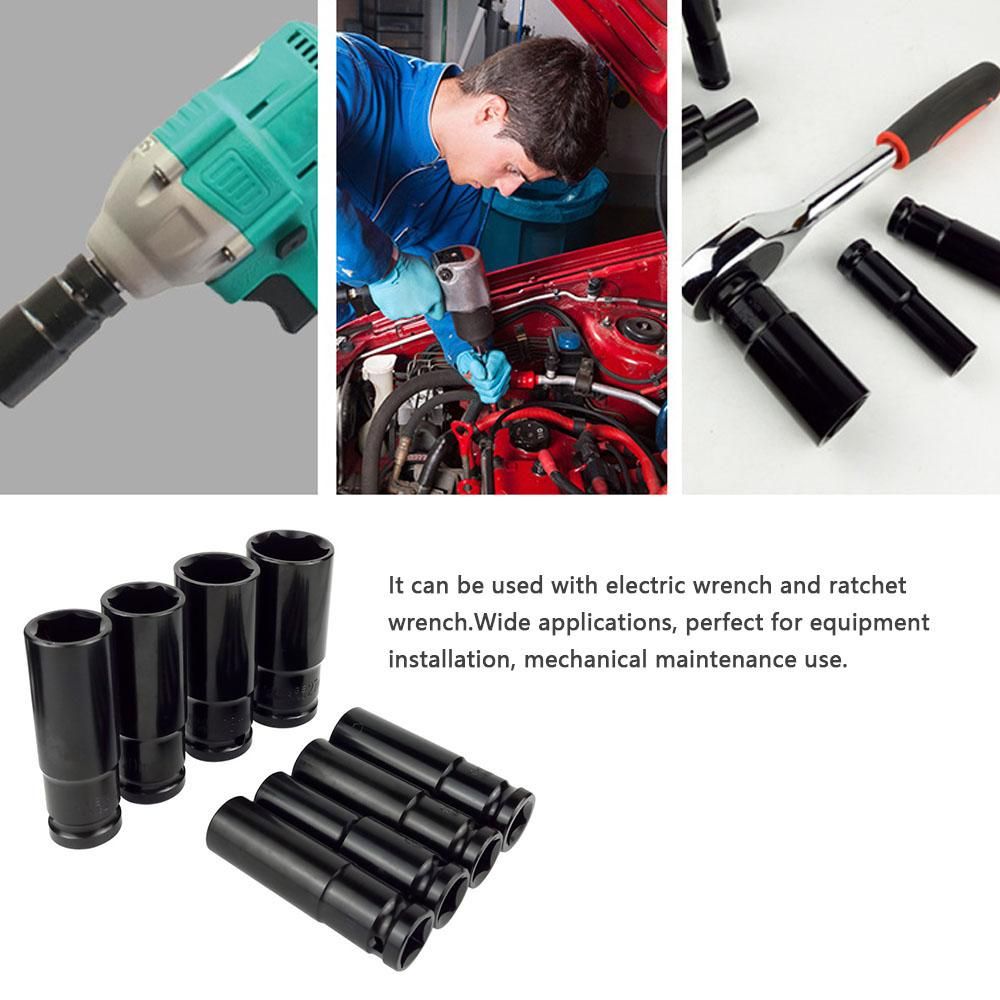 10PCS High-carbon Steel Ratchet Wrench Socket Set Household Automobile and Motorcycle Repairing Maintenance Tool Accessory Kit