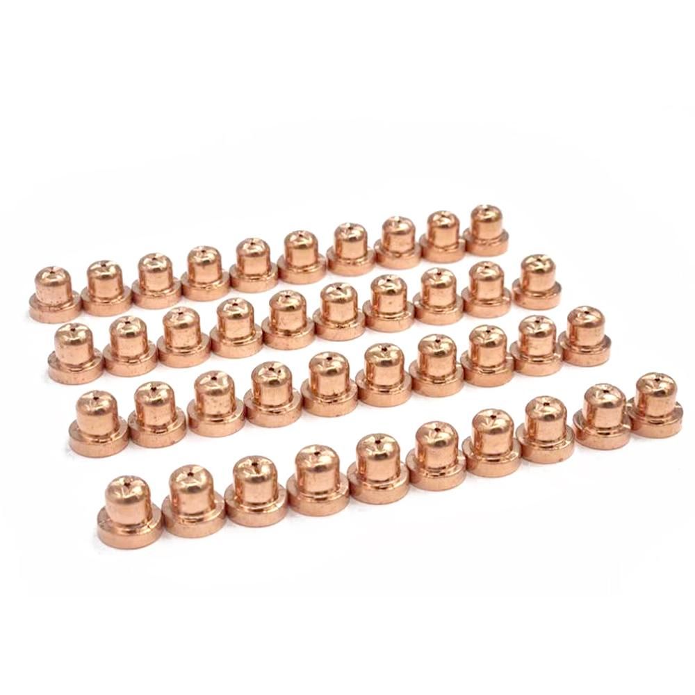 100pcs PT31 Extend Plasma Cutter Torch Nozzle Electrodes Nozzles Kit LG40A Accessory Set