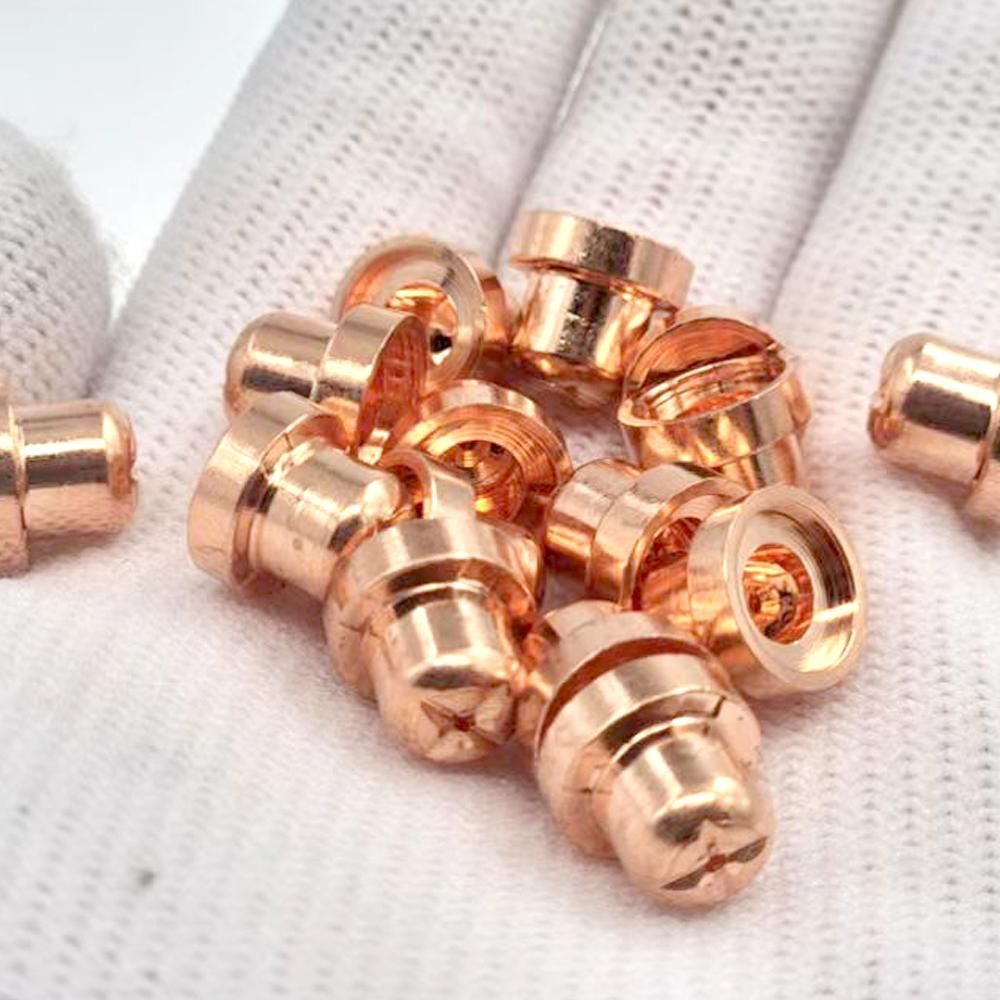 100pcs PT31 Extend Plasma Cutter Torch Nozzle Electrodes Nozzles Kit LG40A Accessory Set